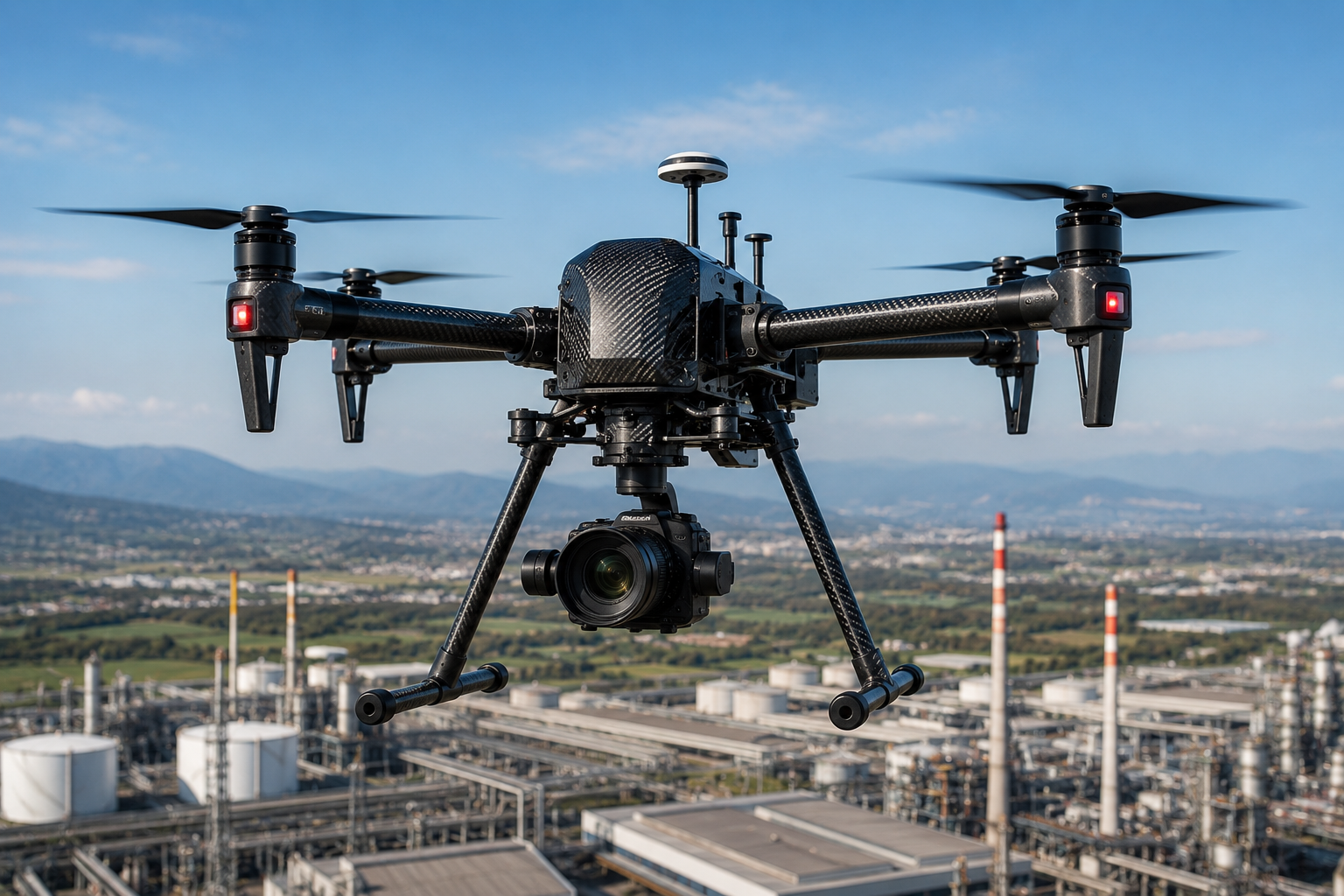 UAV in fibra di carbonio