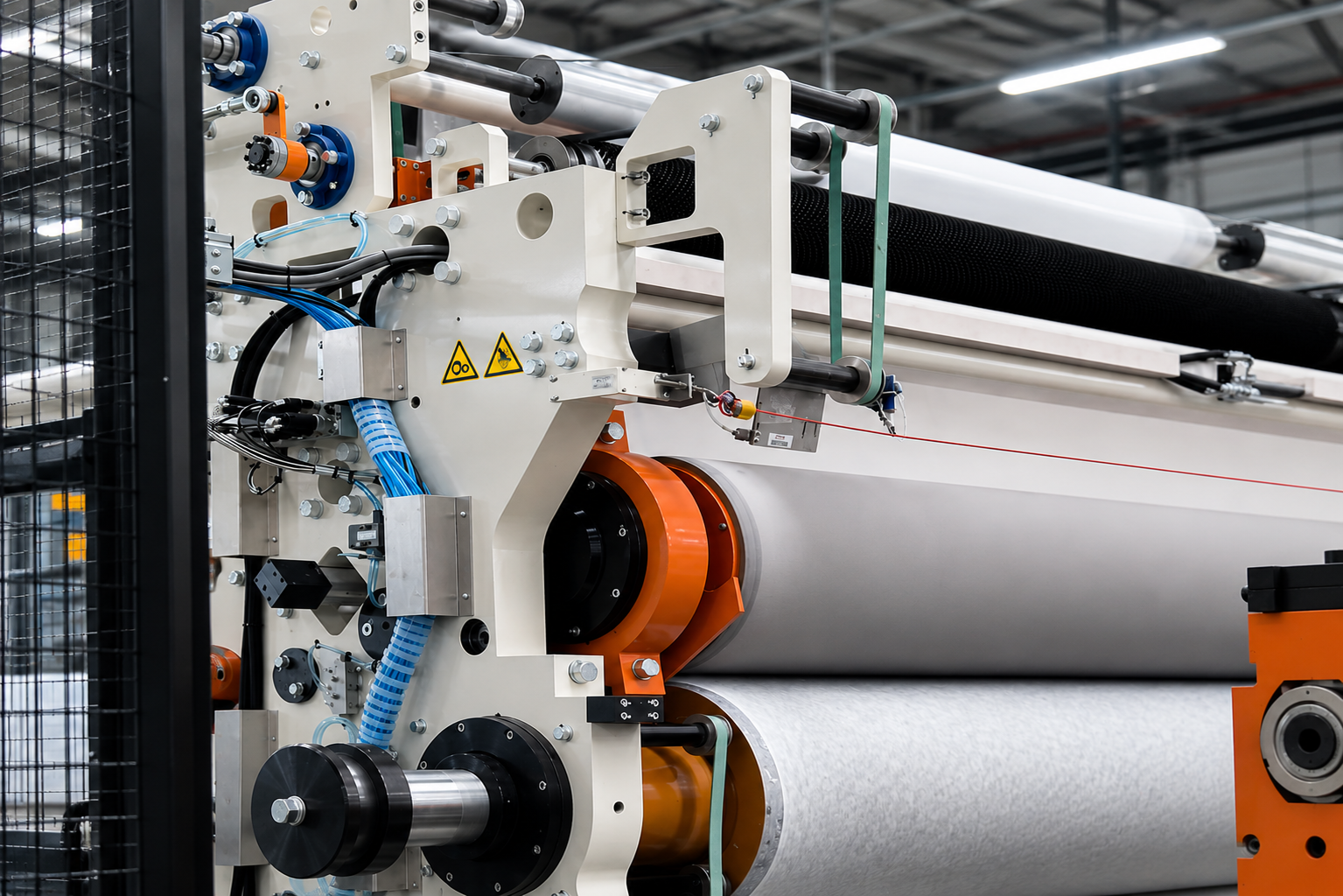Componenti industriali in fibra di carbonio